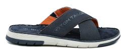 Tom Tailor 7480210004 modré pánské nazouváky
