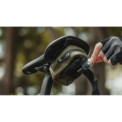 Topeak Elementa Seatbag Slim Zelená brašna podsedlová S