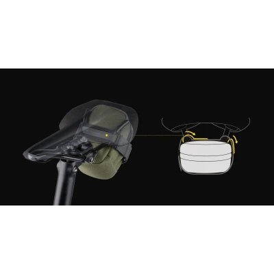 Topeak Elementa Seatbag Slim Zelená brašna podsedlová S