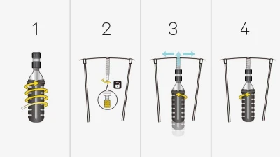 Topeak Nano Airbooster pumpa