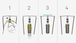 Topeak Pumpa Nano Airbooster + 25g Co2 Náplň