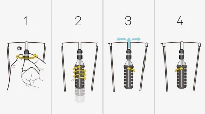 Topeak Pumpa Nano Airbooster + 25g Co2 Náplň