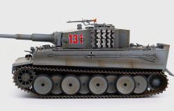Torro RC tank German Tiger I IR 1:16 šedý 2,4 Ghz RTR, proporcionální