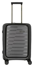Travelite Air Base 4w S Front pocket Anthracite kufr + kosmetická taštička zdarma