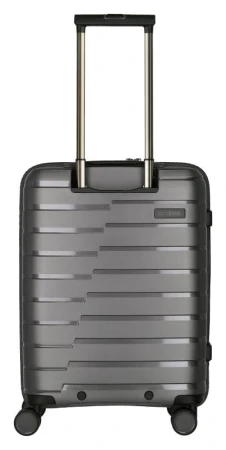 Travelite Air Base 4w S Front pocket Anthracite kufr + kosmetická taštička zdarma