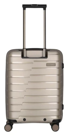Travelite Air Base 4w S Front pocket Champagne kufr + kosmetická taštička zdarma