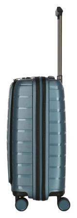 Travelite Air Base 4w S Front pocket Ice blue kufr + kosmetická taštička zdarma