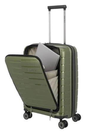 Travelite Air Base 4w S Front pocket Olive + kosmetická taštička zdarma