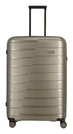 Travelite Air Base L Champagne metallic kufr + kosmetická taštička zdarma