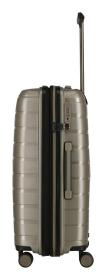 Travelite Air Base M Champagne metallic kufr + kosmetická taštička zdarma