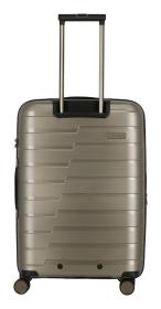 Travelite Air Base M Champagne metallic kufr + kosmetická taštička zdarma
