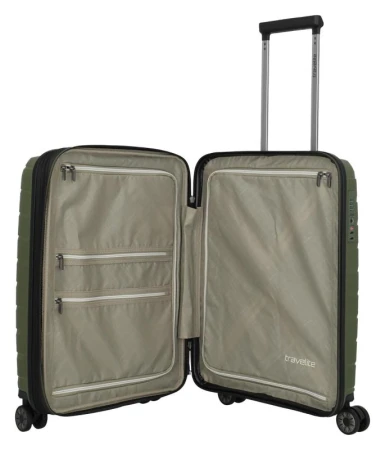 Travelite Air Base S exp Olive + kosmetická taštička zdarma