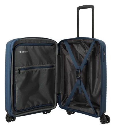 Travelite Air Stripe 4w S exp tmavě modrý kabinový kufr