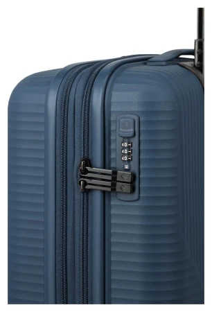 Travelite Air Stripe 4w S exp tmavě modrý kabinový kufr