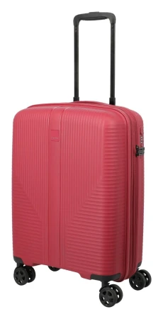 Travelite Air Stripe 4w S exp červený kabinový kufr