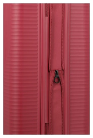 Travelite Air Stripe 4w S exp červený kabinový kufr