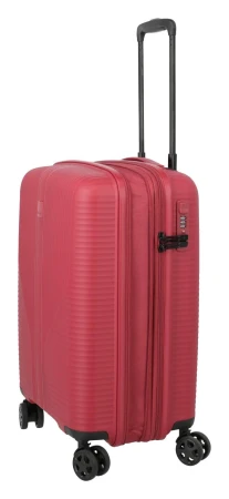 Travelite Air Stripe 4w S exp červený kabinový kufr