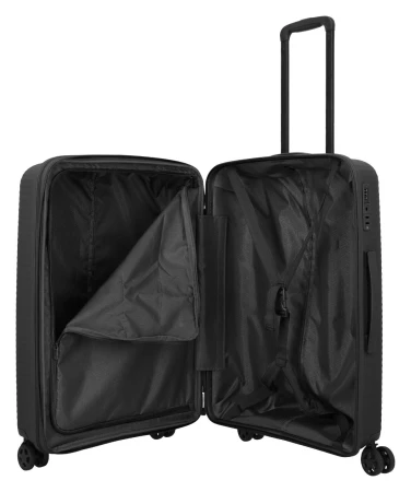 Travelite Air Stripe M černý cestovní kufr