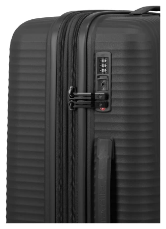 Travelite Air Stripe M černý cestovní kufr