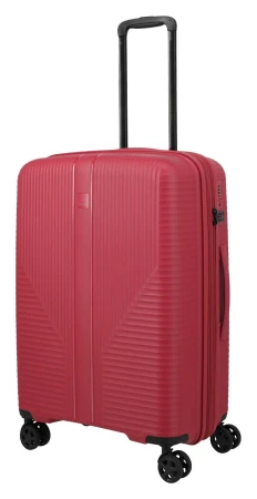 Travelite Air Stripe M červený cestovní kufr