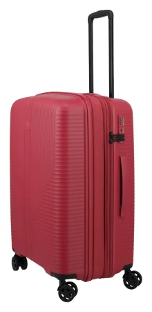 Travelite Air Stripe M červený cestovní kufr
