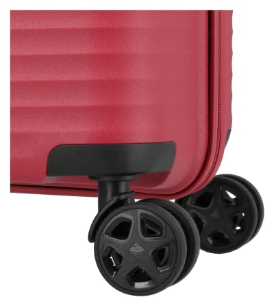 Travelite Air Stripe M červený cestovní kufr