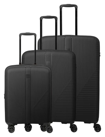 Travelite Air Stripe černá sada kufrů