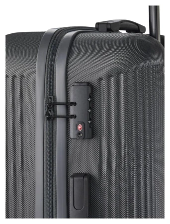 Travelite Bali M Anthracite kufr + jmenovka na kufr