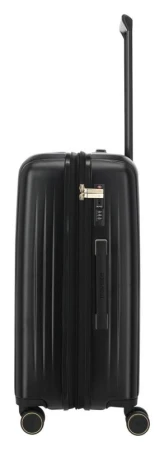 Travelite BARBARA Novelty M Black + kosmetická taštička zdarma