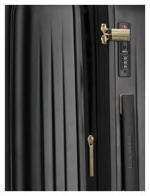 Travelite BARBARA Novelty M Black + kosmetická taštička zdarma