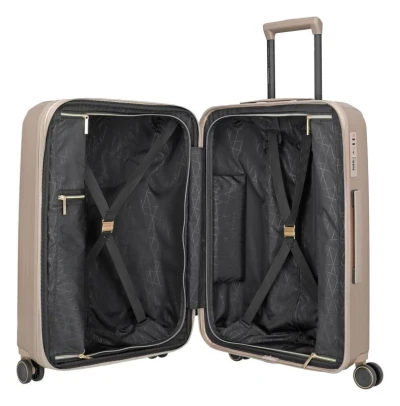 Travelite BARBARA Novelty M Satin Nude + kosmetická taštička zdarma