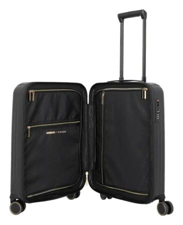 Travelite BARBARA Novelty S Black + kosmetická taštička zdarma