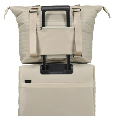 Travelite BARBARA Stepp 2 in 1 Shopper Satin nude batoh