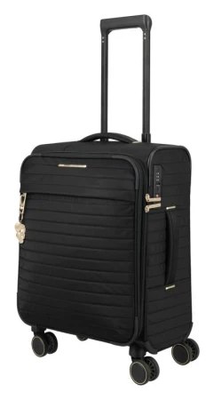 Travelite BARBARA Stepp S Black + kosmetická taštička zdarma