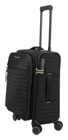 Travelite BARBARA Stepp S Black + kosmetická taštička zdarma