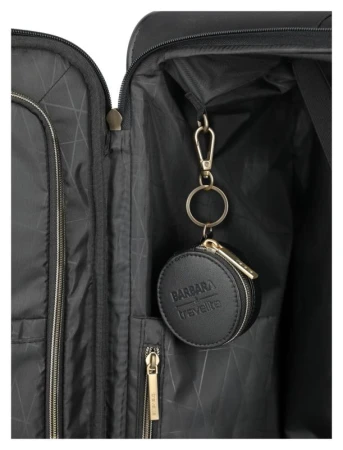 Travelite BARBARA Stepp S Black + kosmetická taštička zdarma