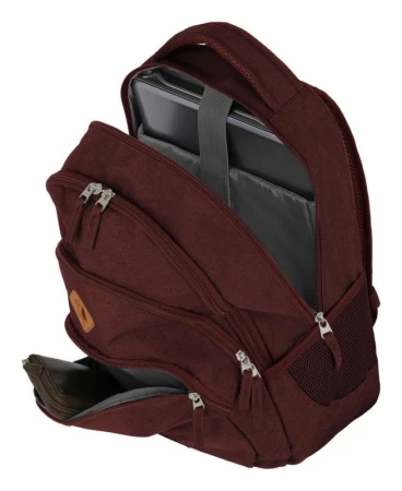 Travelite Basics Backpack Melange Bordeaux batoh