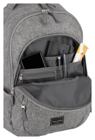 Travelite Basics Backpack Melange Light grey batoh