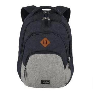 Travelite Basics Backpack Melange Navy/grey batoh Travelite Basics Backpack Melange Navy/grey batoh