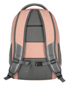 Travelite Basics Backpack Melange Rose/grey batoh