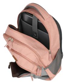 Travelite Basics Backpack Melange Rose/grey batoh