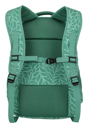 Travelite Basics Backpack Print zelený batoh na notebook