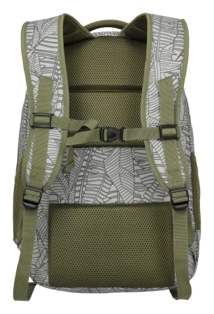 Travelite Basics Backpack Print šedý batoh na notebook