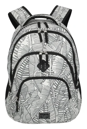 Travelite Basics Backpack Print bílý batoh na notebook