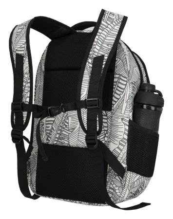 Travelite Basics Backpack Print bílý batoh na notebook