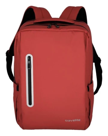 Travelite Basics Boxy backpack Red batoh