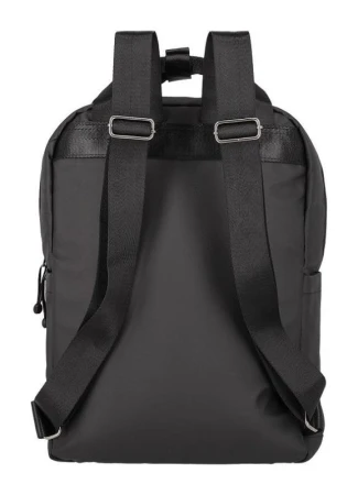 Travelite Basics Canvas Backpack černý městský batoh