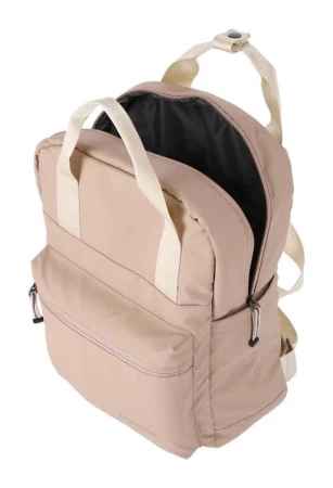 Travelite Basics Canvas světle hnědý městský batoh