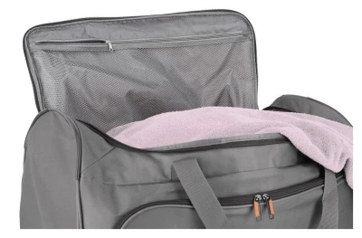 Travelite Basics Fresh Wheeled Duffle Anthracite taška