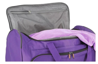 Travelite Basics Fresh Wheeled Duffle Purple taška